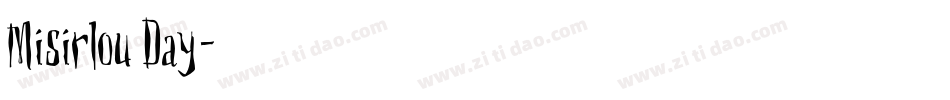 Misirlou Day字体转换